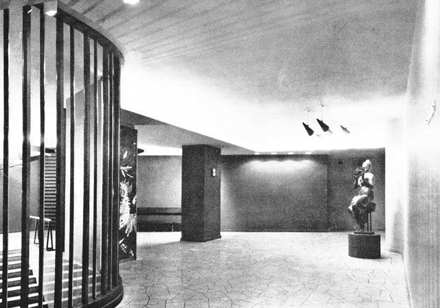 F. Cubr, J. Hrubý, Z. Pokorný, Laterna magika, interiér, 1959 F. Cubr, J. Hrubý, Z. Pokorný, Laterna magika, interiér, 1959