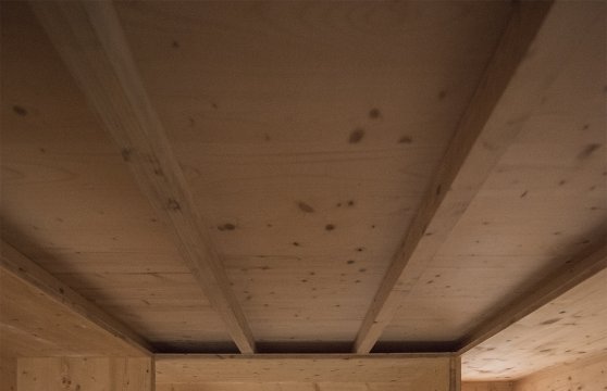 Vnitřek útulny Jenga | © Martin Čeněk, FA ČVUT