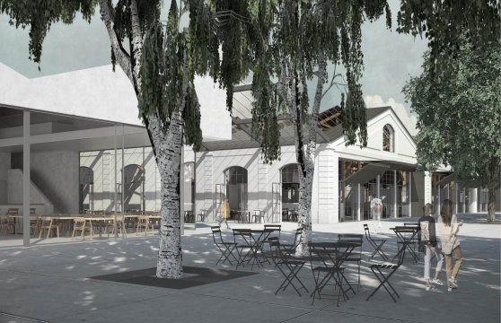 Klára Jeníková - třetí cena za práci Subcentrum Klamovka - Nové lokální centrum v Plzeňské ulici | © Klára Jeníková