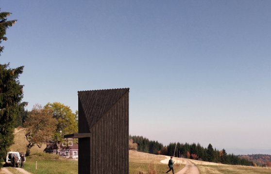 Vizualizace útulny na Rýchorském křížení | © FA ČVUT