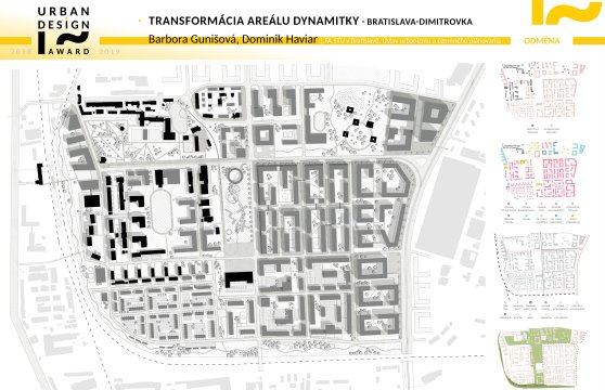 Odměna - Barbora Gunišová a Dominik Haviar: Transformácia areálu - Dynamitky - Bratislava-Dimitrovka