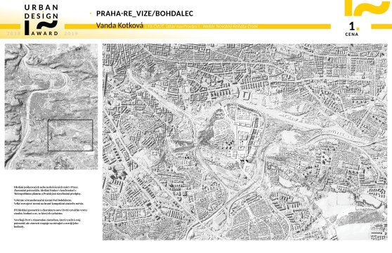 1. místo - Vanda Kotková: Praha-re_vize/Bohdalec