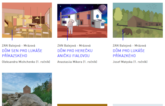 ZAN Balejová–Mrázová: projekty domů pro herce