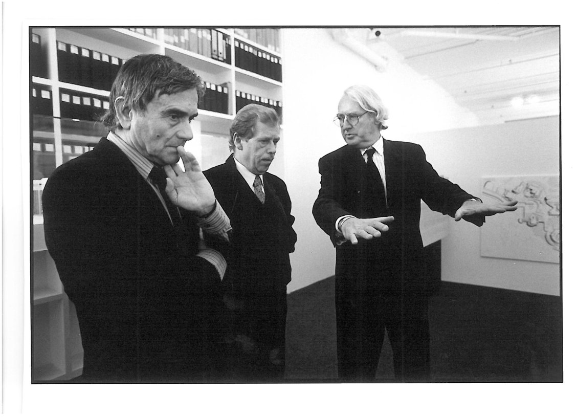Návště+va ateliéru Richarda Meiera, New York (1990) | © Archiv Miroslava Masáka Návště+va ateliéru Richarda Meiera, New York (1990) | © Archiv Miroslava Masáka