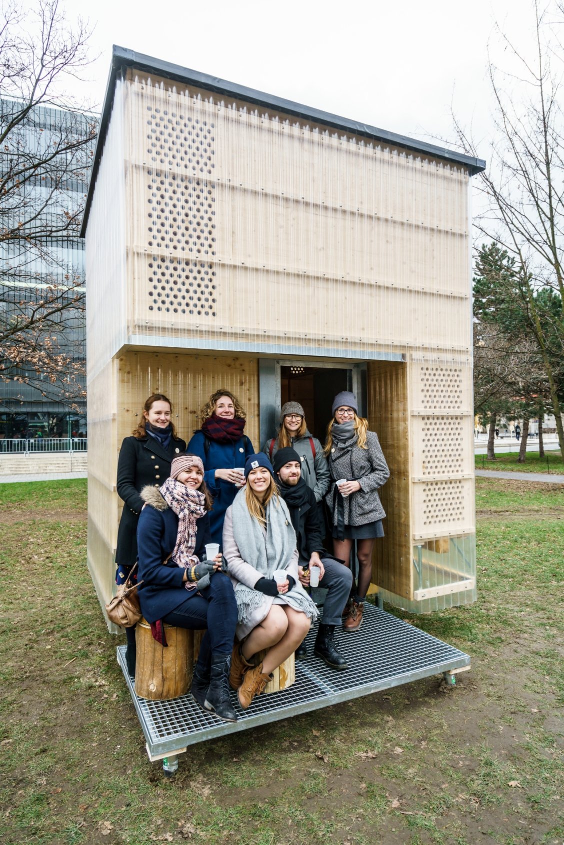 Útulna Jenga, ateliér Seho – Světlík, foto Jiří Ryszawy Útulna Jenga, ateliér Seho – Světlík, foto Jiří Ryszawy