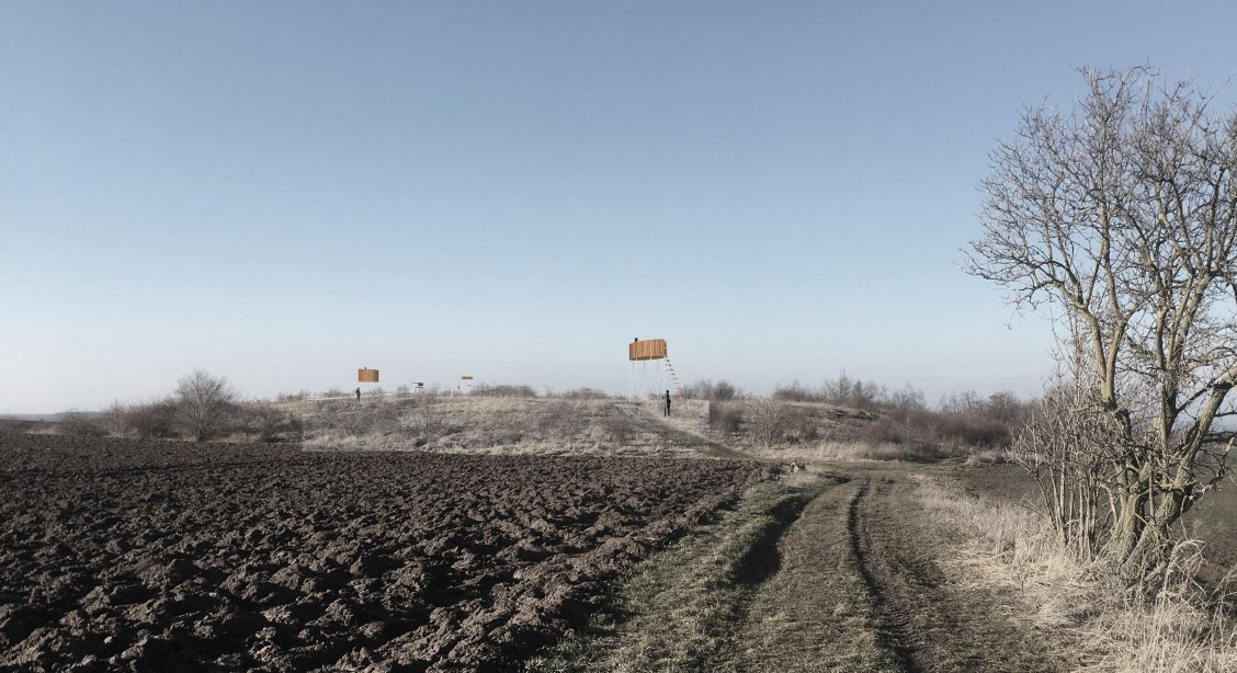 Libčice nad Vltavou – prostor odkaliště „Na kyselině" – zákres Libčice nad Vltavou – prostor odkaliště „Na kyselině" – zákres